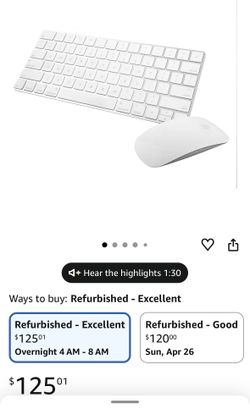 Apple Wireless Magic Keyboard and Mouse