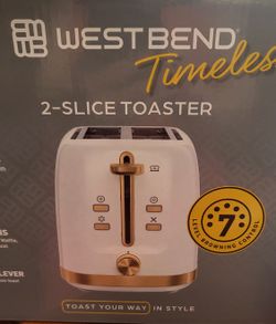 New, West bend 2 Slice Toaster