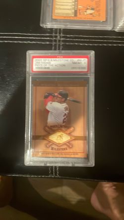 2001 SPG. B. Milestone ED. Trading card.