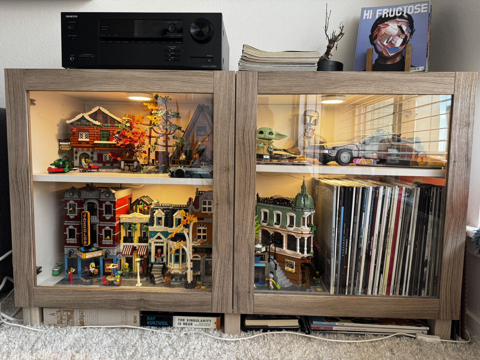IKEA BESTA Storage Cabinet With Built In Lighting