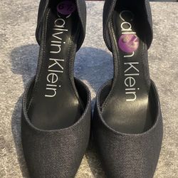 Calvin Klein Women's Pumps,  Black Size 6.5, Going out , New !