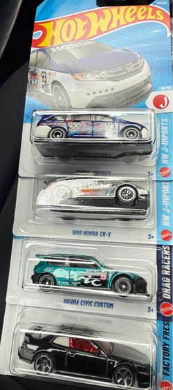 Hot wheels Hondas