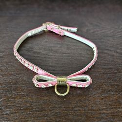 Cute Pink Collar for Cat or Small Dog