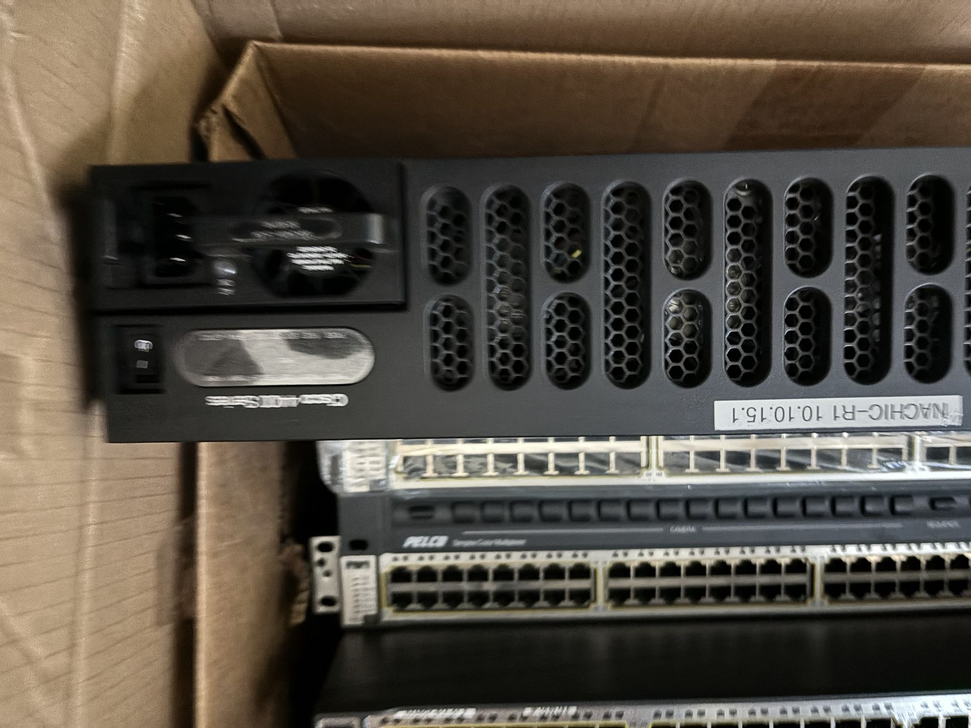 Servers And Gigabit Switches