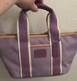 Authentic Coach Hampton Weekend Mini Tote Bag