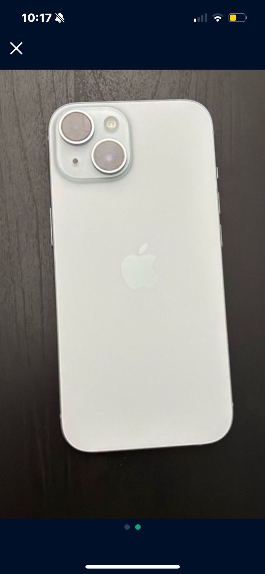 Blue iPhone 15