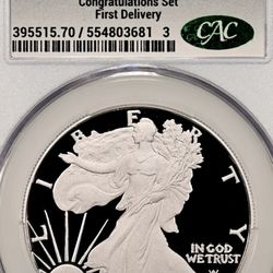 2026 p silver eagle proof congratulations set