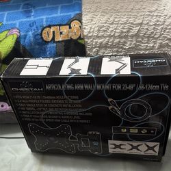 Articulating arm wall mount for 23 8