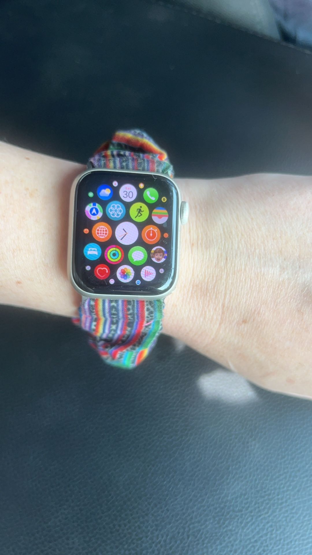 Silver Apple Watch SE 2nd Gen Plus Bands