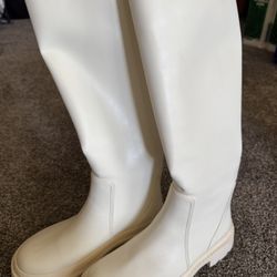 Shein white boots