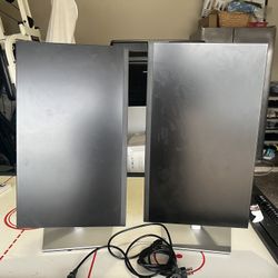 Dell 24” Monitors (Set of 2) – Fully Working
