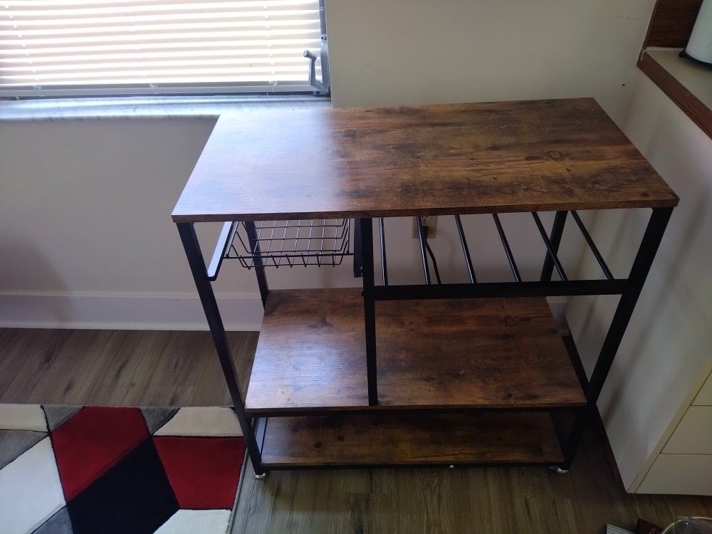 Bakers Rack With Wheels for Sale in Spring Hill, FL OfferUp