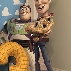 Buzz Lightyear and Woody Life Size Cut Out Only