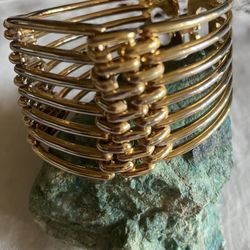 Vintage Gold Tone Link Bracelet 