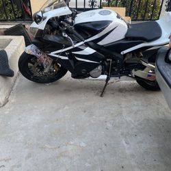 Honda Motorcycle With Pink Slip