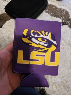 LSU Koozie