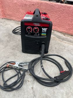 Lincoln Electric Weld-Pak 140 Amp MIG and Flux-Core Wire Feed Welder, 115V, Aluminum Welder with Spool Gun sold separately