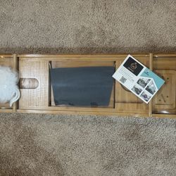 Bamboo Tub Tray Brand New