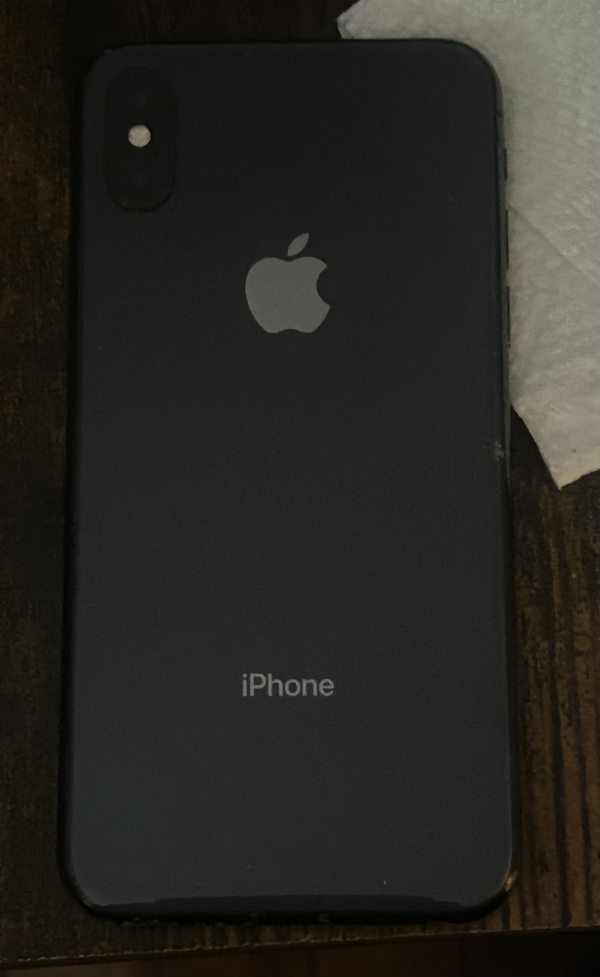 Apple iPhone X  256GB  Space Gray (AT&T) w/ case & charger