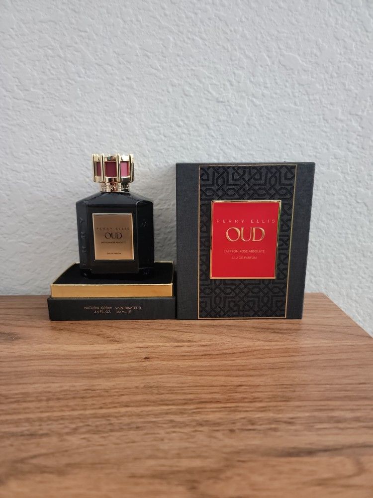 Perry Ellis Oud Saffron Rose Absolu (Unisex)