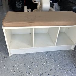 Bench With Shelf