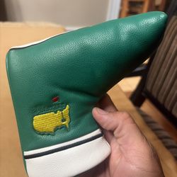 Masters Blade Putter Cover Augusta National Golf Headcover 