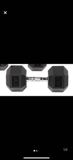 BalanceForm Hex Single 50lb Dumbbell