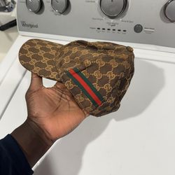 classic gucci gg monogram canvas baseball cap brown