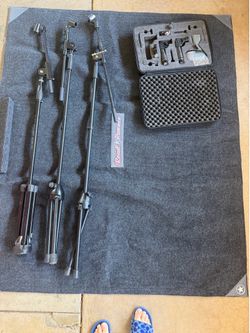 Microphone stands, drum microphones & more