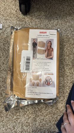 Lumber sacral belt 32-36 waist - unisex - New unused in original packing