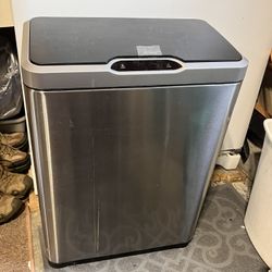 Stainless Steel Trash Can $15.00