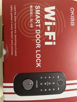 OKIBB Smart WiFi Door Lock DL-08 - Brand New