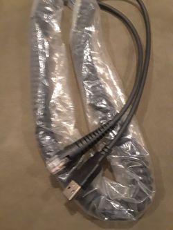 Usb A male to a Rj45 male spring cable