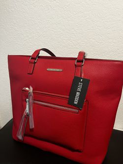 Steve Madden Red Tote Bags