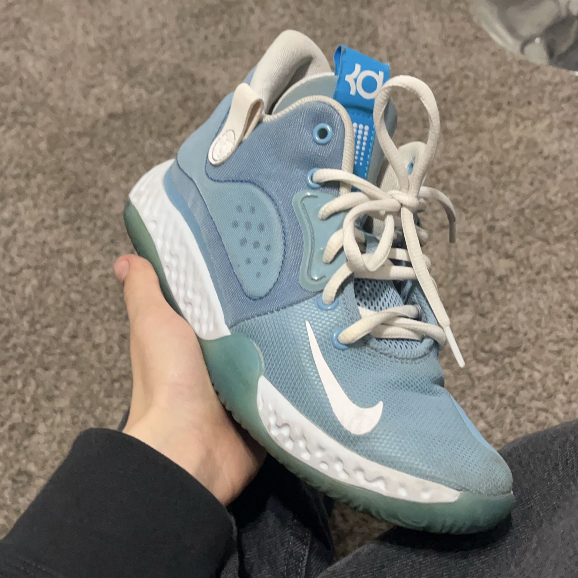 Nike KD Basketball Shoe Blue White
