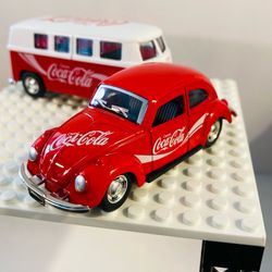 Volkswagon Beetle and Van Coca-Cola Cars | New Custom Toy Cars