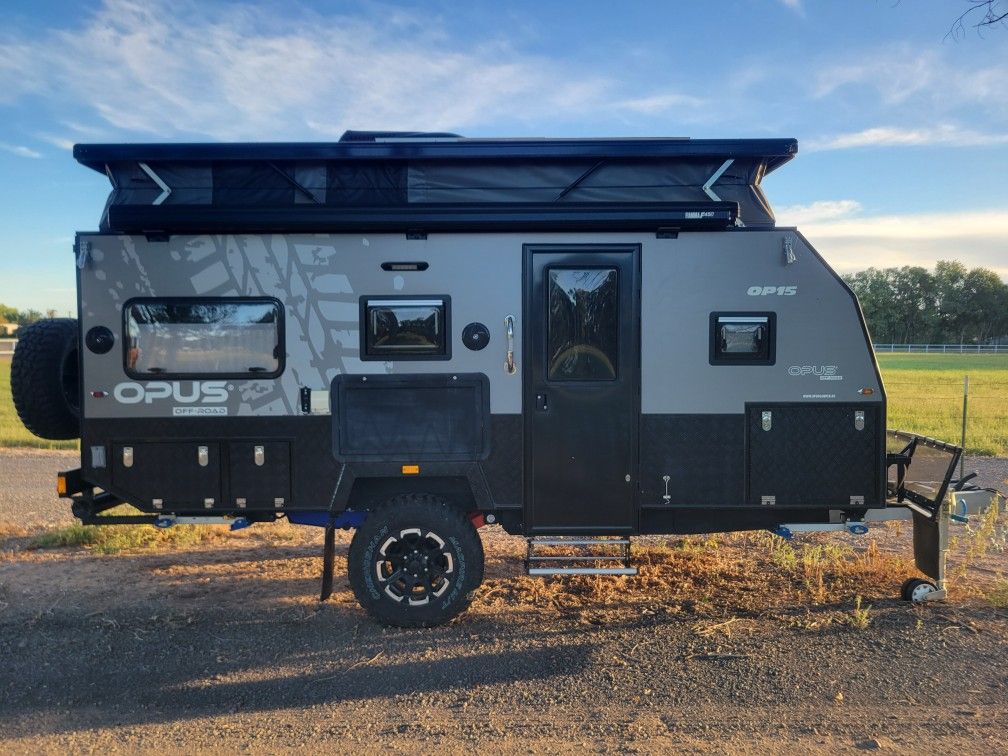 BLACK FRIDAY SALE! 2023 travel trailer OPUS off road (OP 15 model) TURN KEY READY!