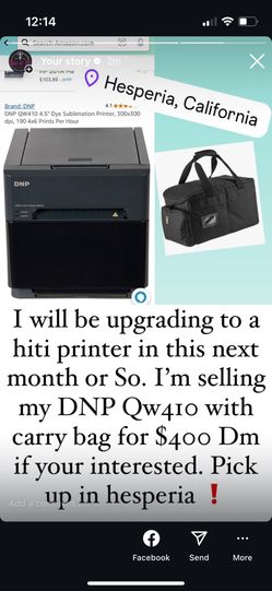 DNP Qw410 Printer