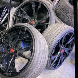 22 Forgiato Corvette Wheels Rims Tires 22/21