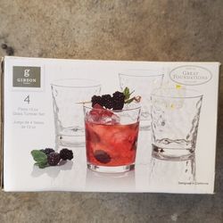 New Gibson 4pc Glass Set 