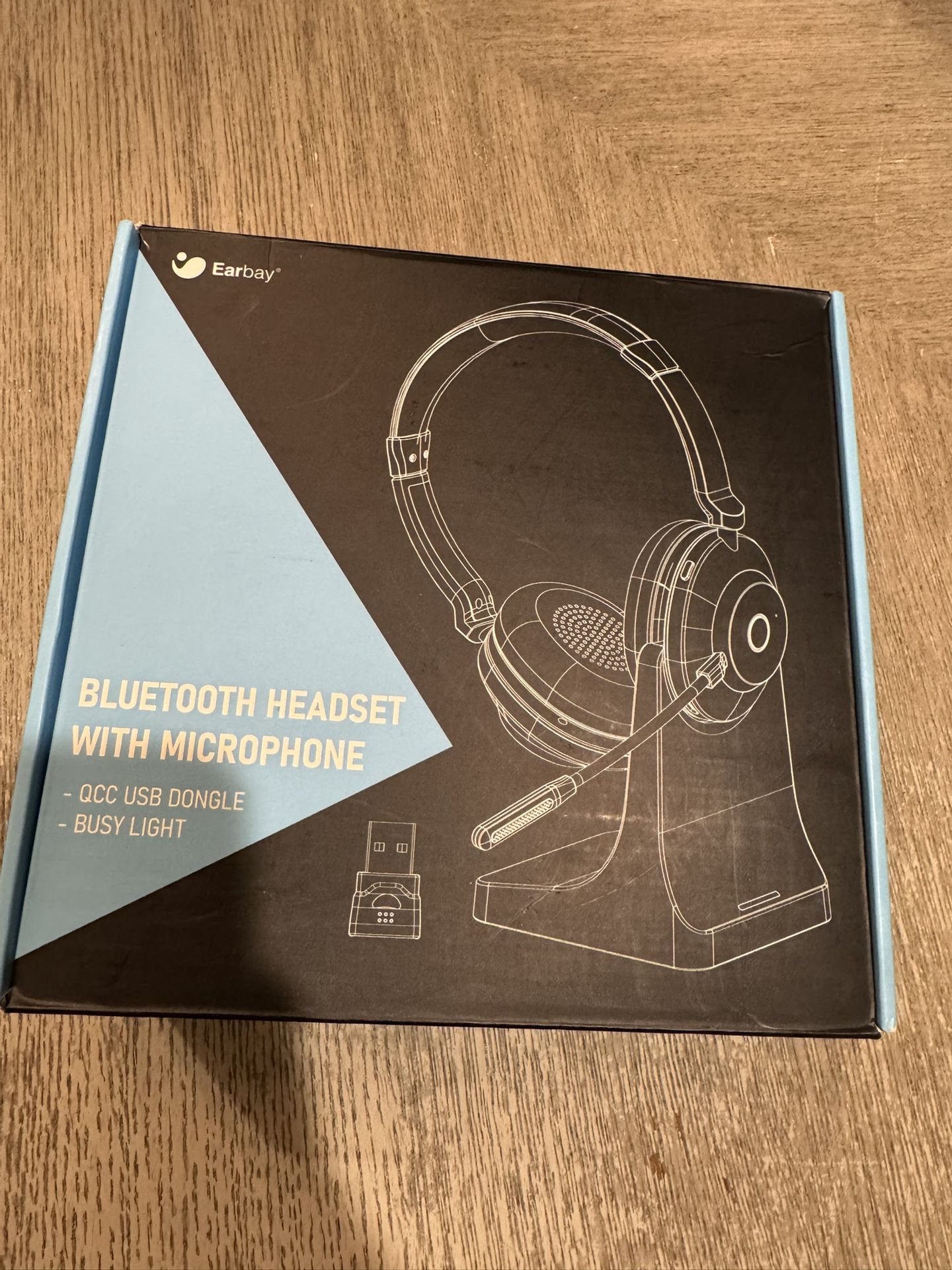 TECKNET Bluetooth Trucker Headset, Single and Dual Ear Wireless Headset with Mic for Work Noise Cancelling, 50Hrs 3 EQ Music Modes Trucker Bluetooth H