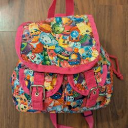 Shopkins Mini Backpack Filled With Accessories