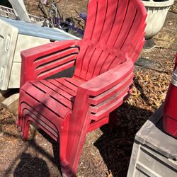 Adirondack Chairs Total Of 8 