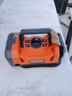 Conpresor ridgid 18v y sopladora itegrada