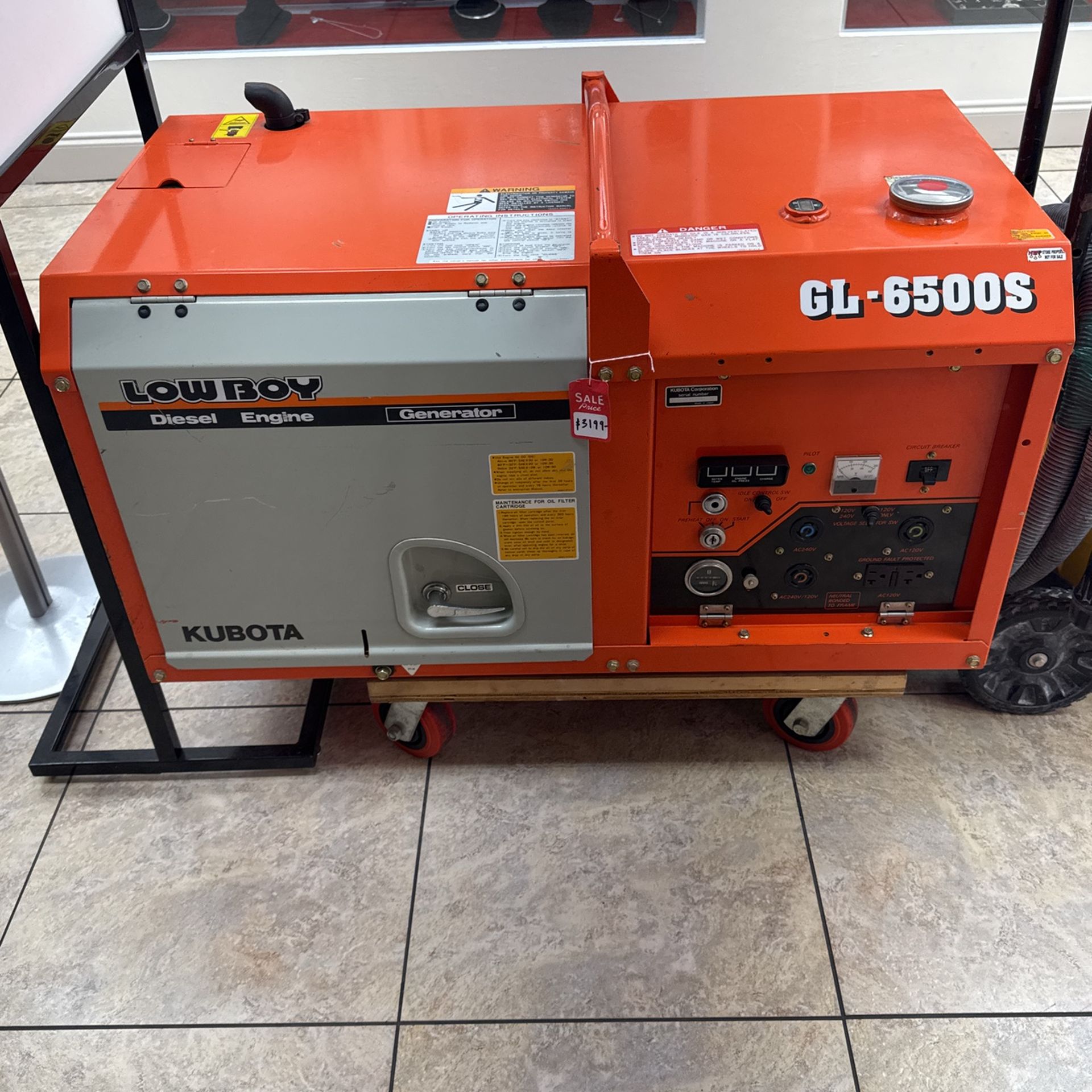 KUBOTA 6500 Diesel Generator