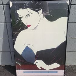 Vintage 1993 Patrick Nagel Portfolio II Jennifer Dumas Poster 24x36