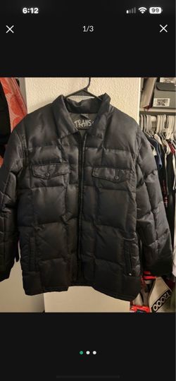 Trans Black Puffer Jacket
