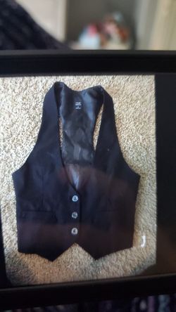 Womens Small black vest