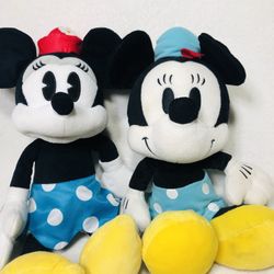 Classic Minnie Mouse Mouse Toon Disney Blue Minnie Mouse Classic Plush