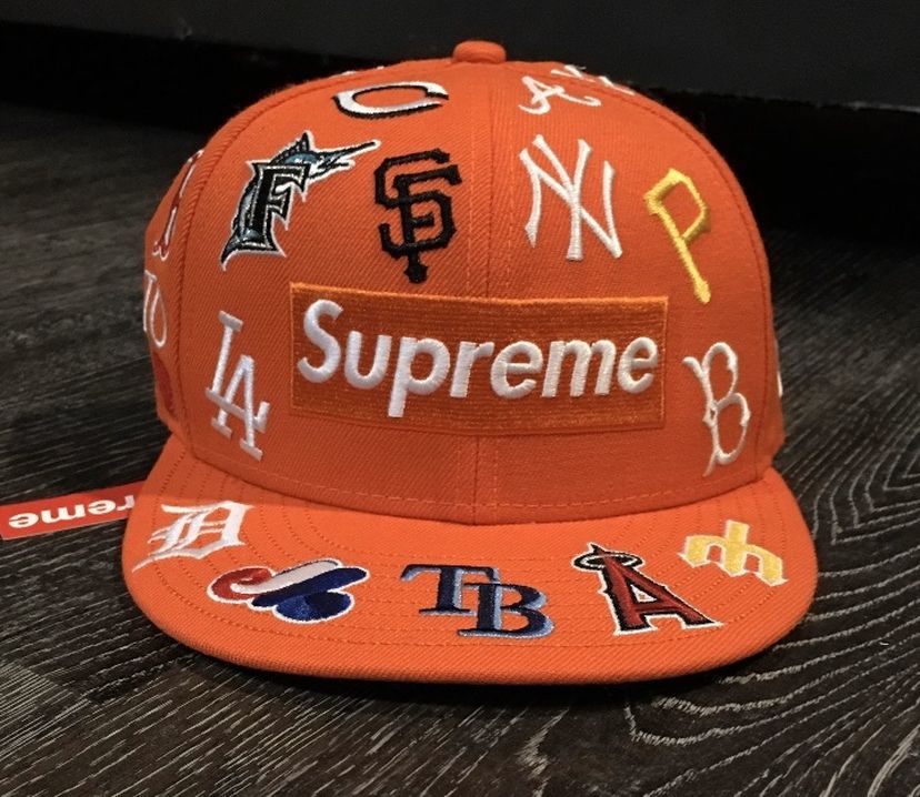 Supreme X New Era Orange MLB